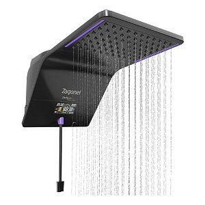 Ducha Eletrônica Ducali Premium Híbrido Zagonel 7500W x 220V Preto