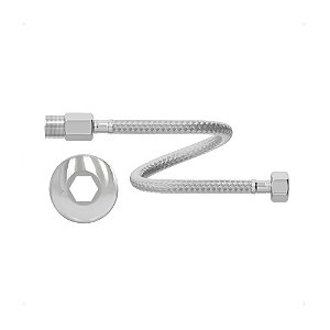 Engate Flexível Trançado 40cm Macho x Fêmea
