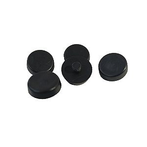 Calços Batentes Preto p/ Assento Sanitário MDF Laqueado Kit c/ 5 unidades