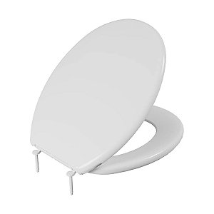 Assento Sanitário Almofadado Slim Oval Branco Astra