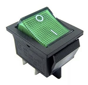 CHAVE GANGORRA KCD4-201N 16A 250V VERDE
