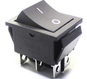 CHAVE GANGORRA KCD4-202C 6T 250V PRETA