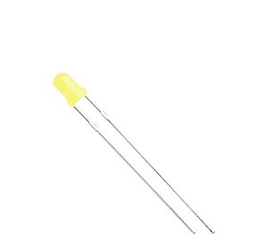 LED 3MM AMARELO DIFUSO