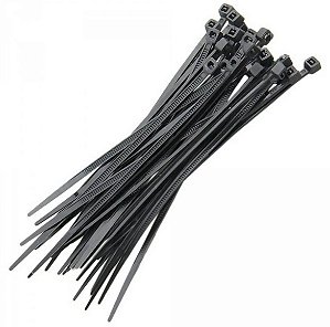 ABRACADEIRA 2,5(3,0) X 100 PRETA (PACOTE 100 PCS)