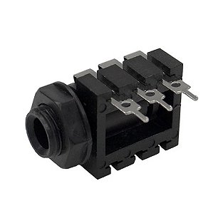 CONECTOR JACK J10 STEREO ABERTO (MINIMO 10 PCS)