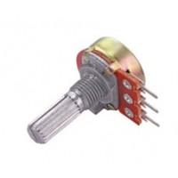 POTENCIOMETRO ROTATIVO 16MM (EIXO 20MM ESTRIADO) 5KB LINEAR (MINIMO 10 PCS)