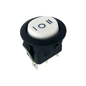 CHAVE GANGORRA KCD1-106-103O 81GBA BRANCO E PRETO (PACOTE 100 PCS)