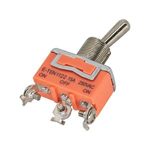 CHAVE ALAVANCA KN-1122 3T 15A 250V ON-OFF-ON