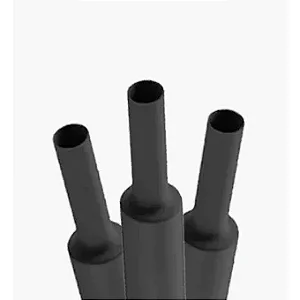 Espaguete Termo Retratil 4,0MM Preto 125° Pacote c/ 10 Mts