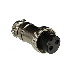 CONECTOR MIKE 2 VIAS FEMEA P/ CABO