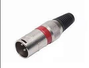 CANON MACHO C/ CAPA DE ROSCA METALICA - VERMELHO (PACOTE C/ 20 PCS)