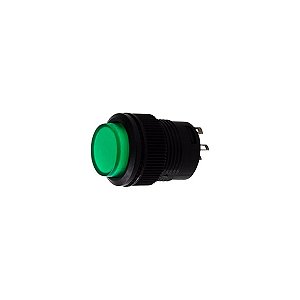 CHAVE BOTAO R16-503B 2T S/ TRAVA S/ NEON VERDE