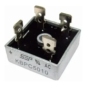 PONTE RETIFICADORA KBPC 5010 50A 1000V (PACOTE C/ 10 PEÇAS)