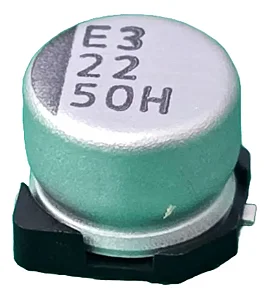 CAPACITOR ELETROLITICO SMD 2,2UF 50V 5X5MM (PACOTE C/ 100 PEÇAS)