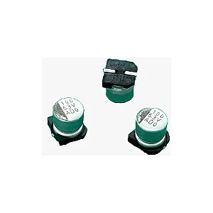 CAPACITOR ELETROLITICO SMD 100UF 6,3V 6X5MM (PACOTE C/ 100 PEÇAS)