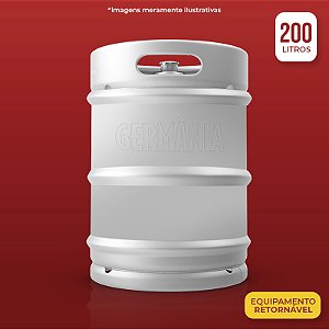 BARRIL CHOPP GERMANIA CLARO  200LT