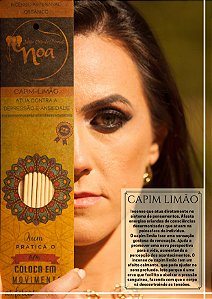 Incenso Artesanal Orgânico NOA - Capim-Limão - "Atua contra Depressão e Ansiedade"