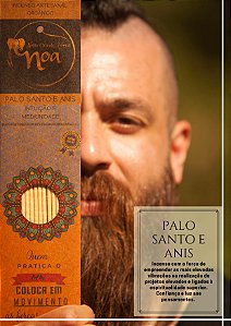 Incenso Artesanal Orgânico NOA - Palo Santo e Anis - "Intuição e Mediunidade"