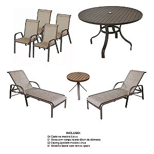 Kit Completo para Piscina modelo Lótus (Mesa 90cm)