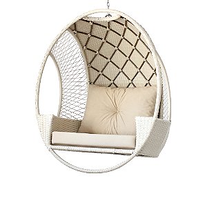 Balanço Floracea de Fibra Sintética e Alumínio