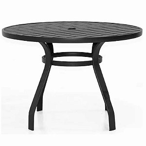 Mesa Ripada em Alumínio 1,60m de Diâmetro