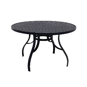 Mesa Ripada em Alumínio 1,80m de Diâmetro
