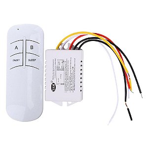 Controle Remoto Interruptor De Luz 2 Canais - 110/220v