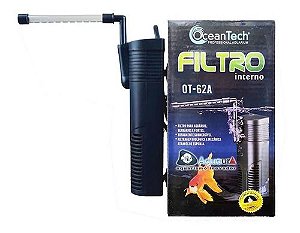 Filtro Interno Com Bomba Aquário Ot-062a Ocean Tech 300l/h