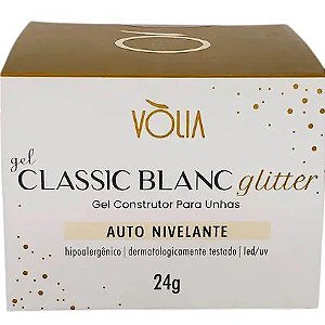 GEL CLASSIC GLITTER BLANC VOLIA 24G