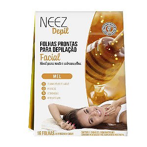 NEEZ DEPIL FOLHAS FACIAL MEL C/16