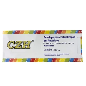 ENVELOPE PARA ESTERILIZAÇÃO EM AUTOCLAVE CZH 50UN
