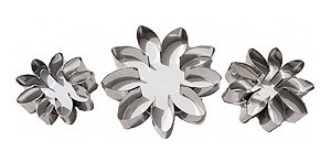 Cortador De Biscoito Flor Gérbera - 3 Peças