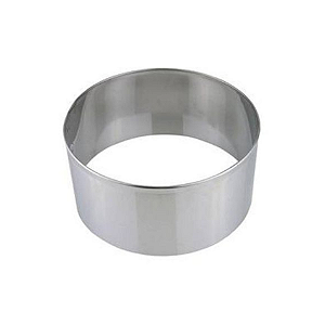 Aro Cortador para Bolo Redondo 15 x8  - Inox