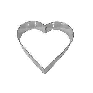 Aro para Bolo Coração / Copas 20 cm - Aço Inox