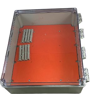 Caixa Painel Elétrico Quadro Comando Pvc 500x400x150 com tampa transparente