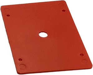 Placa de montagem plastica 16,5X12 (H X L) p/ caixa pequena