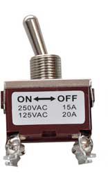 Chave Alavanca Metal Interruptor Bipolar Ld Jng 15 Amperes