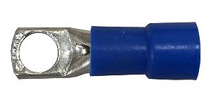 Terminal Tipo Olhal Tubular Isolado 16mm (16-8)  Azul C/10pç