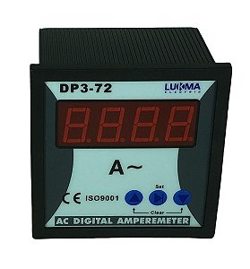 Amperimetro digital Lukma 72x72