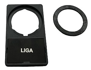 Porta Plaqueta Weg com inscrição gravada - Liga