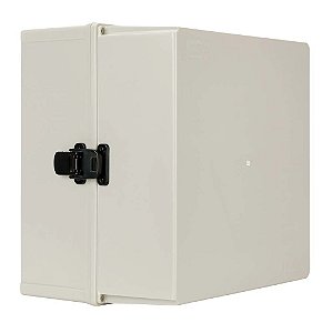 Caixa Plástica Opaca Com Dobradiça Ip65 300x300x210mm