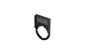 Plaqueta de indentificação 22mm com lente