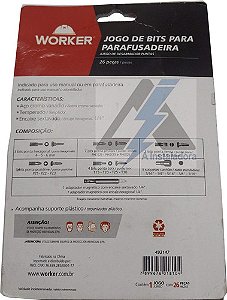 Jogo De Bits/soquetes C/26 Un Worker