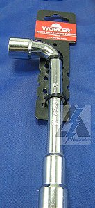 Chave De Biela Vasada - Com Furo Passante - Worker 15mm
