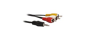 Cabo Conversor P2-m X 3rca Fortrek 1,20m