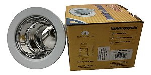 Luminária De Embutir Gesso E27 Lâmpadas Até 60w