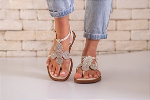 Rasteira Lumière Off White