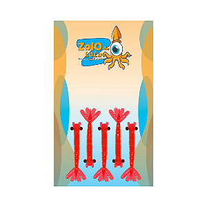 Camarão ZDL 6cm - Cartela com 5 Unidades