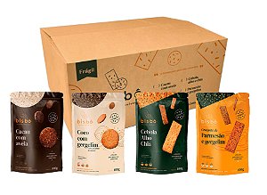 Biscoitos Sortidos - Caixa com 24 unid. (6 unid. cada sabor)