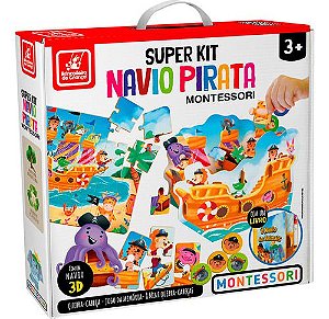 Super Kit Navio Pirata Montessori